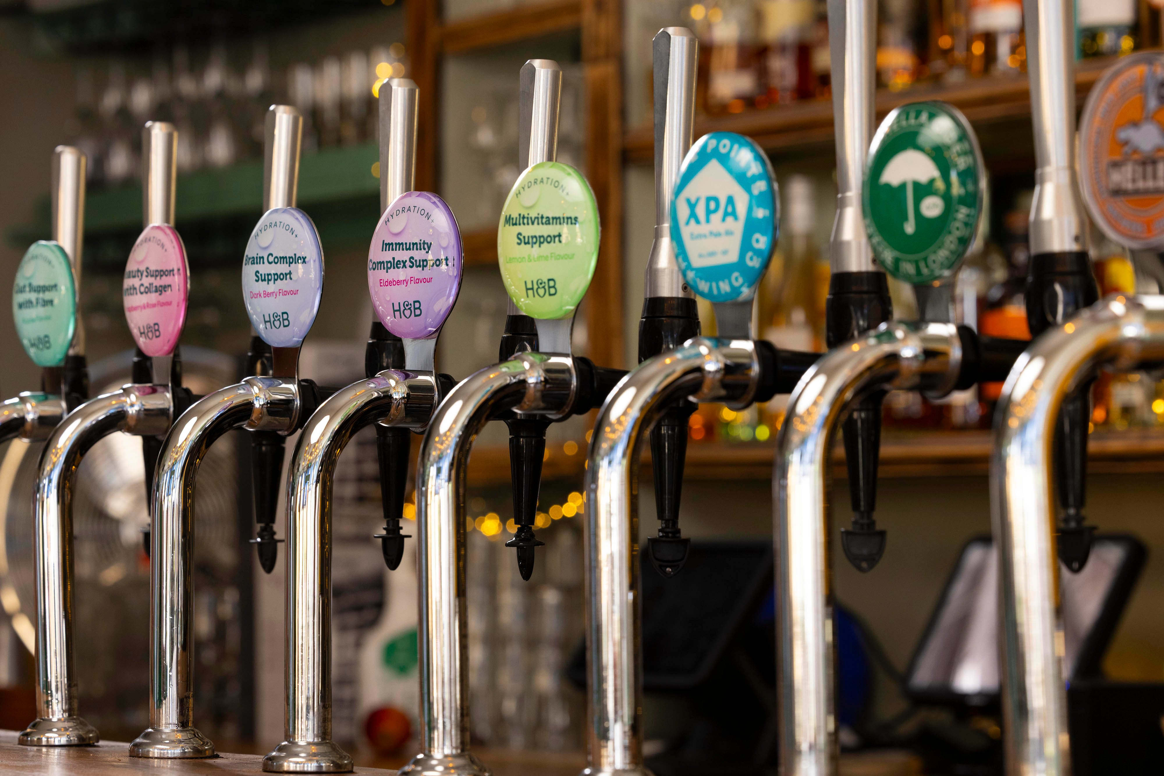 Holland & Barrett opening the Wellness Tap in Clerkenwell Green, London