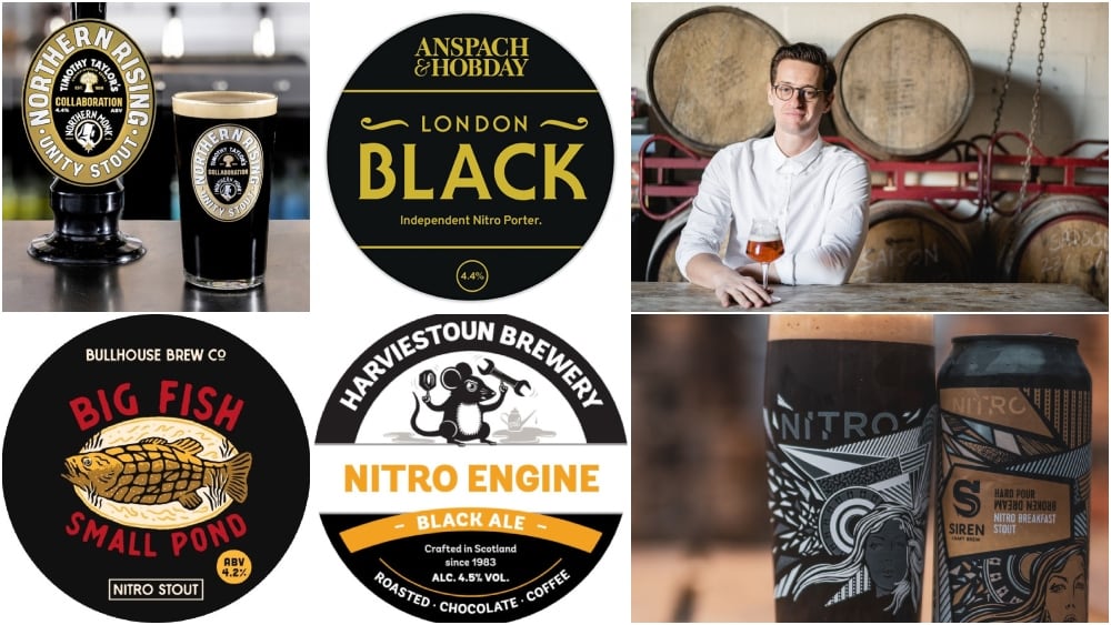 Neil Walker (top right) picks out some independent nitro stouts