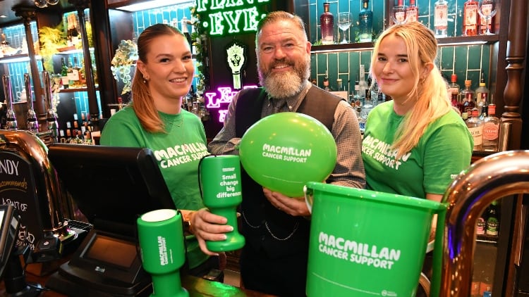 GK celebrates £3.8m raised for Macmillan Cancer Support