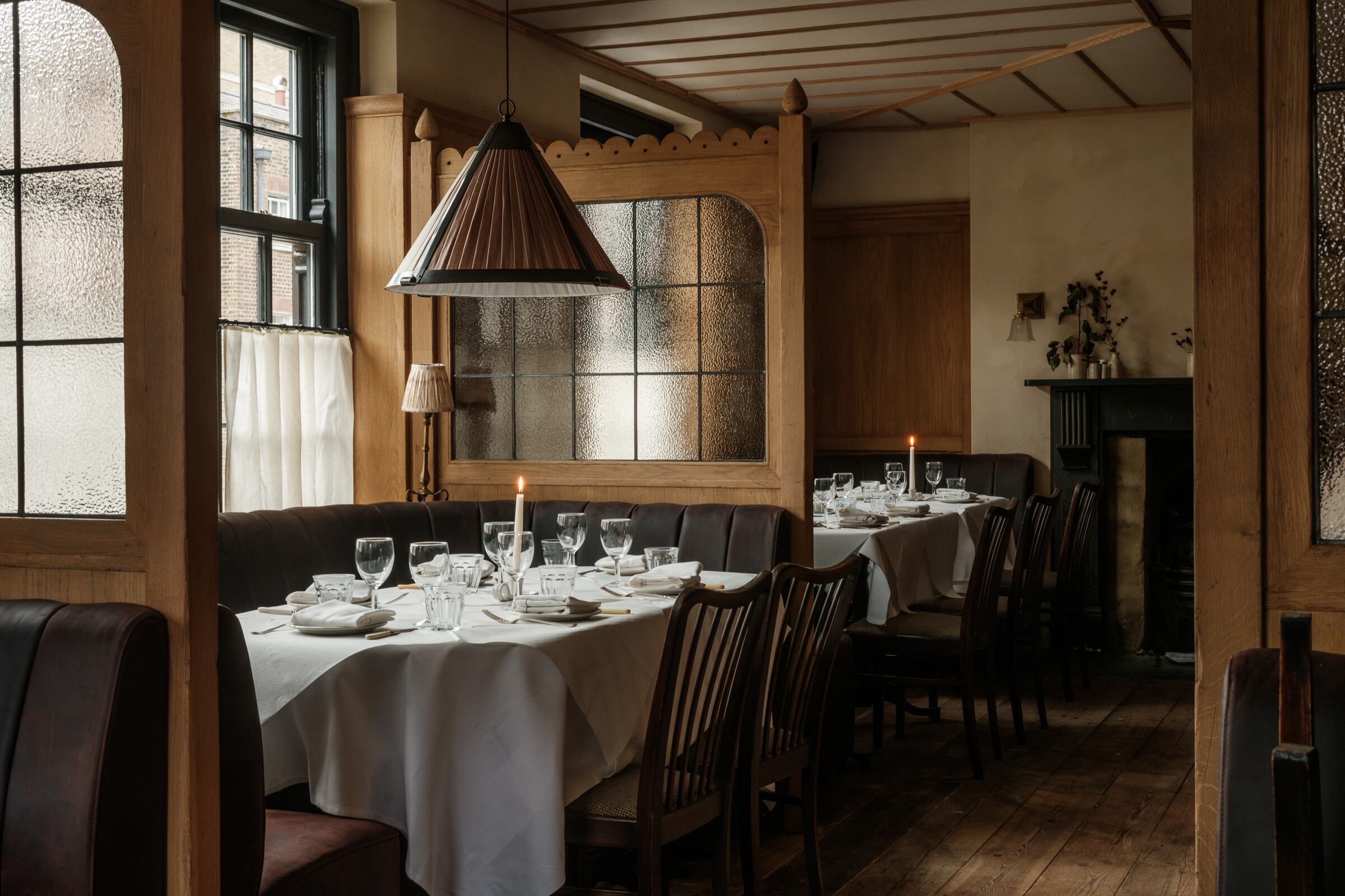 The interior of The Hart pub in Marylebone