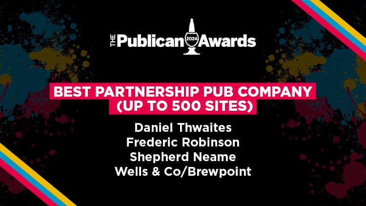 Find out about the Best Partnership Pub Company (up to 500 sites) finalists