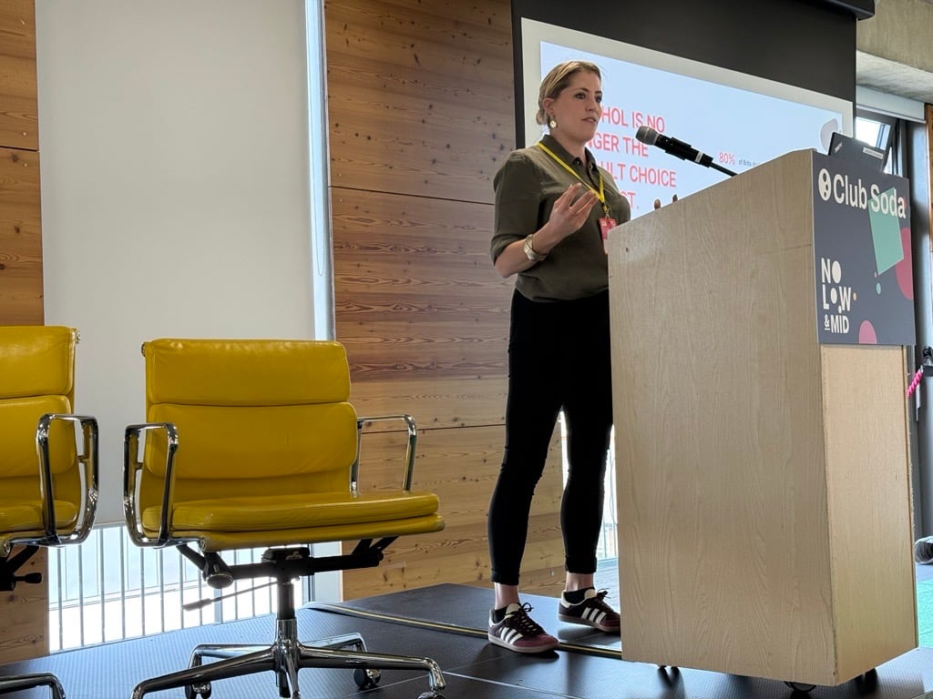 KAM managing director Katy Moses at Club Soda No, Low & Mid-Strength Summit on 6-7 October 2026 at Coin Street Neighbourhood Centre