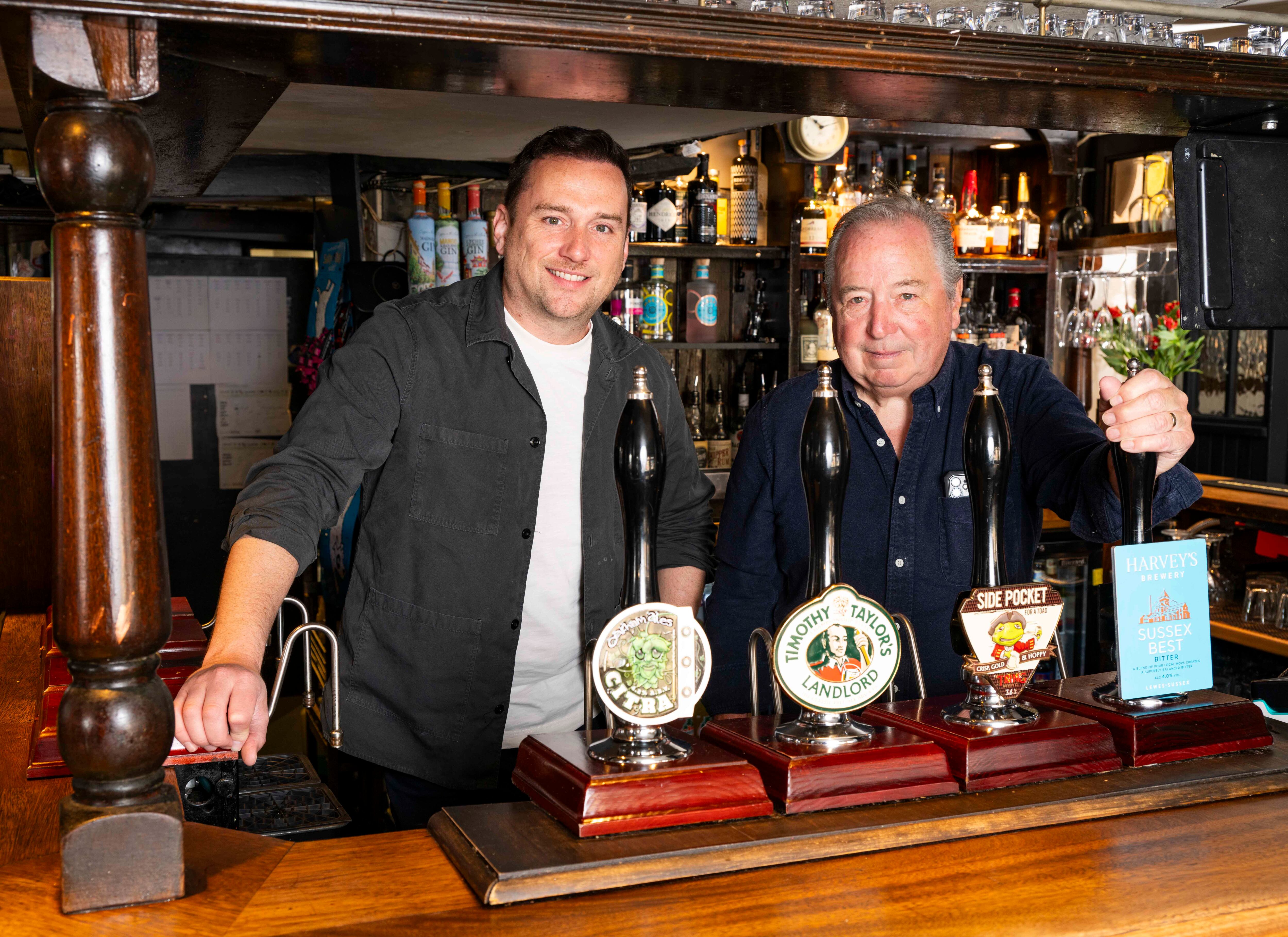 Will and Sean Hughes of The Boot, St Albans, a Star Pubs site