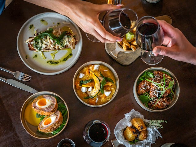 food at the Peterville