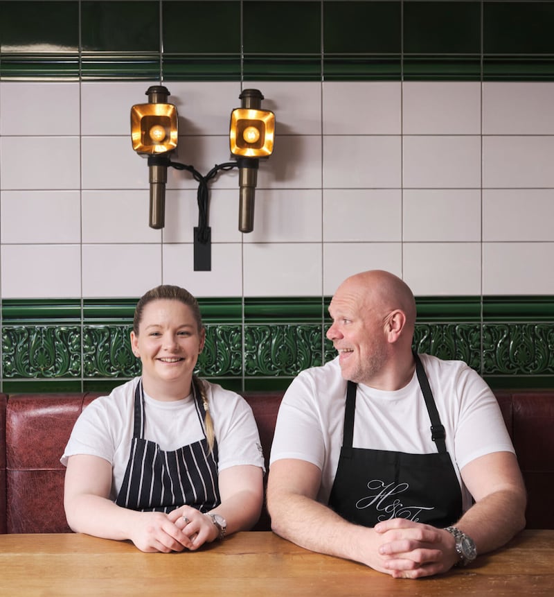The Coach Marlow - head chef Sarah Hayward and licensee Tom Kerridge