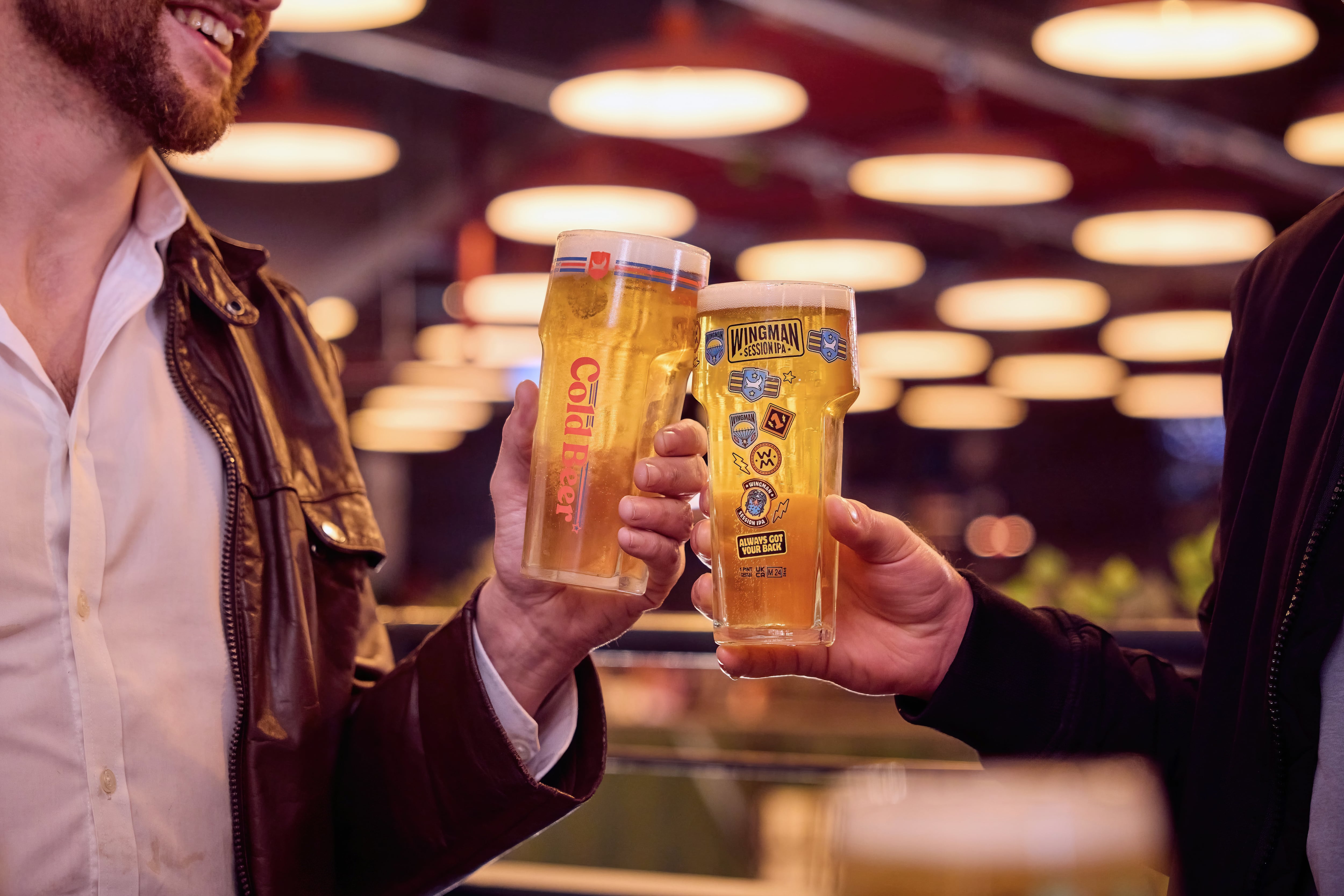 BrewDog Cold Beer Lager and Wingman