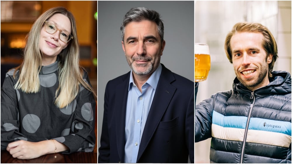 EU ambassadors: Kristine Westray, Neil McAndrew and Mark Dredge