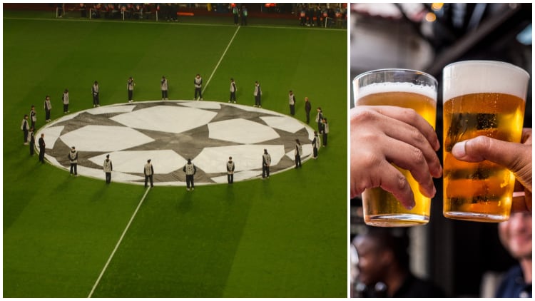 What impact did the Champions League fixture change have on pub trading?