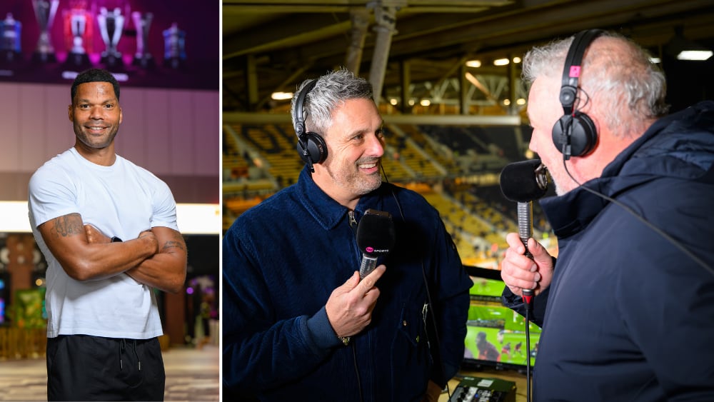 TNT teamwork: Joleon Lescott (left) and Darren Fletcher and Ally McCoist