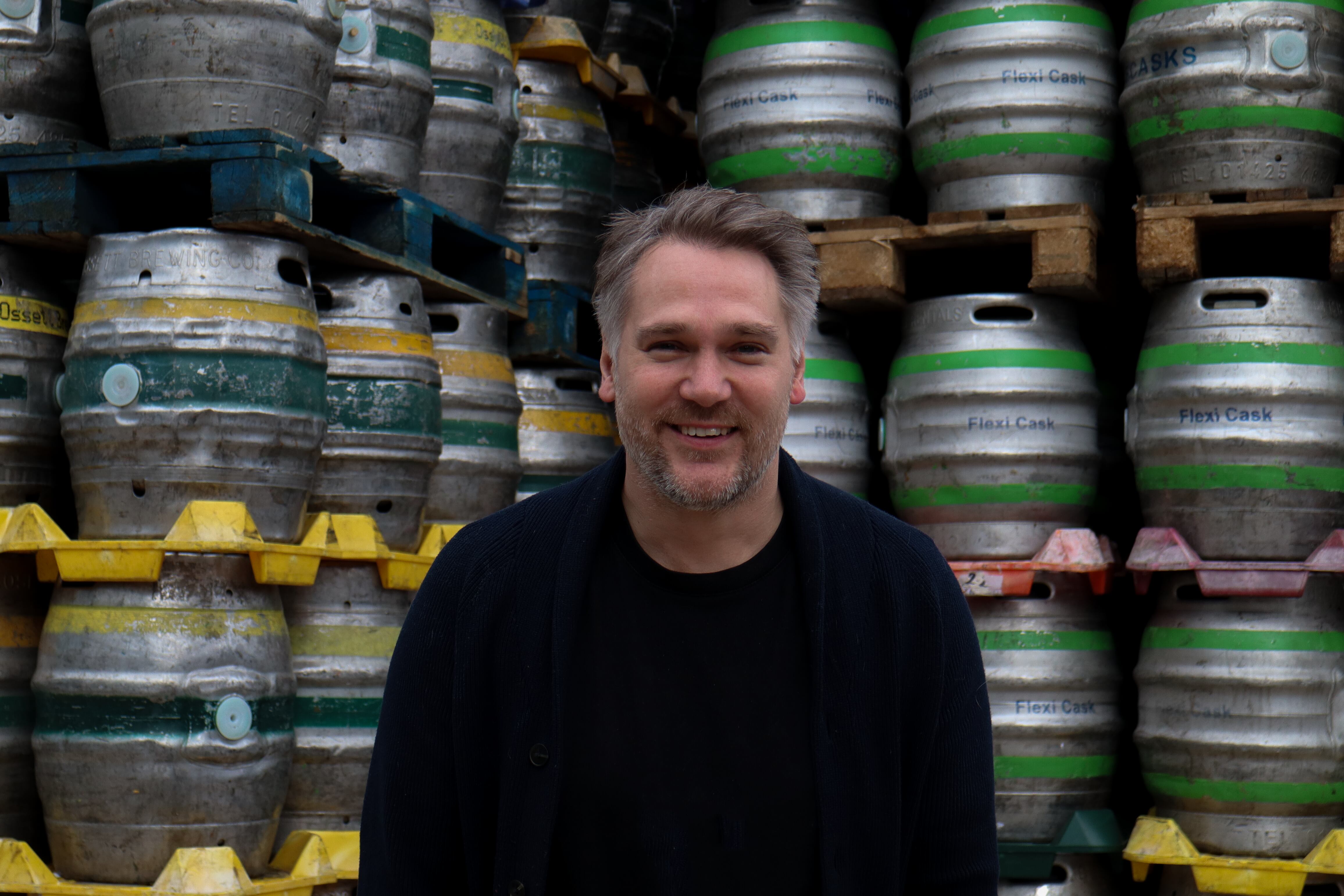 Edd Simpson, managing director of Ossett Brewery and SALT