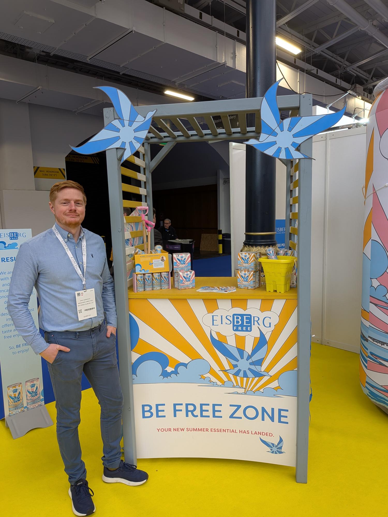 SW Wines MD Dan Harwood at the London Wine Fair 18-20 May 2026