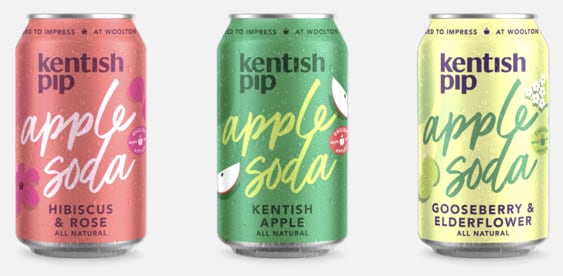 Kentish Pip sparkling sodas