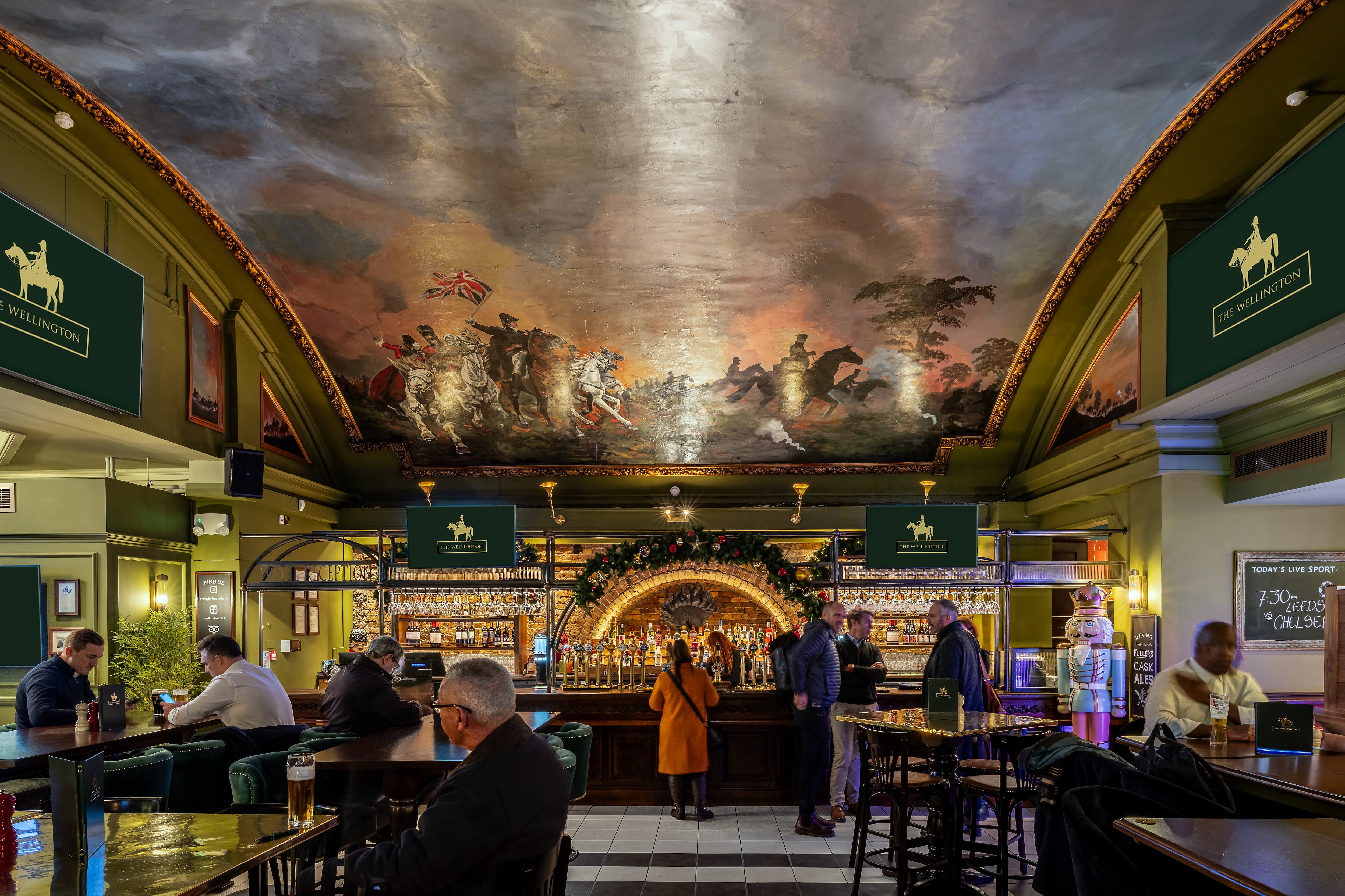 Fuller's pub the Wellington in Waterloo