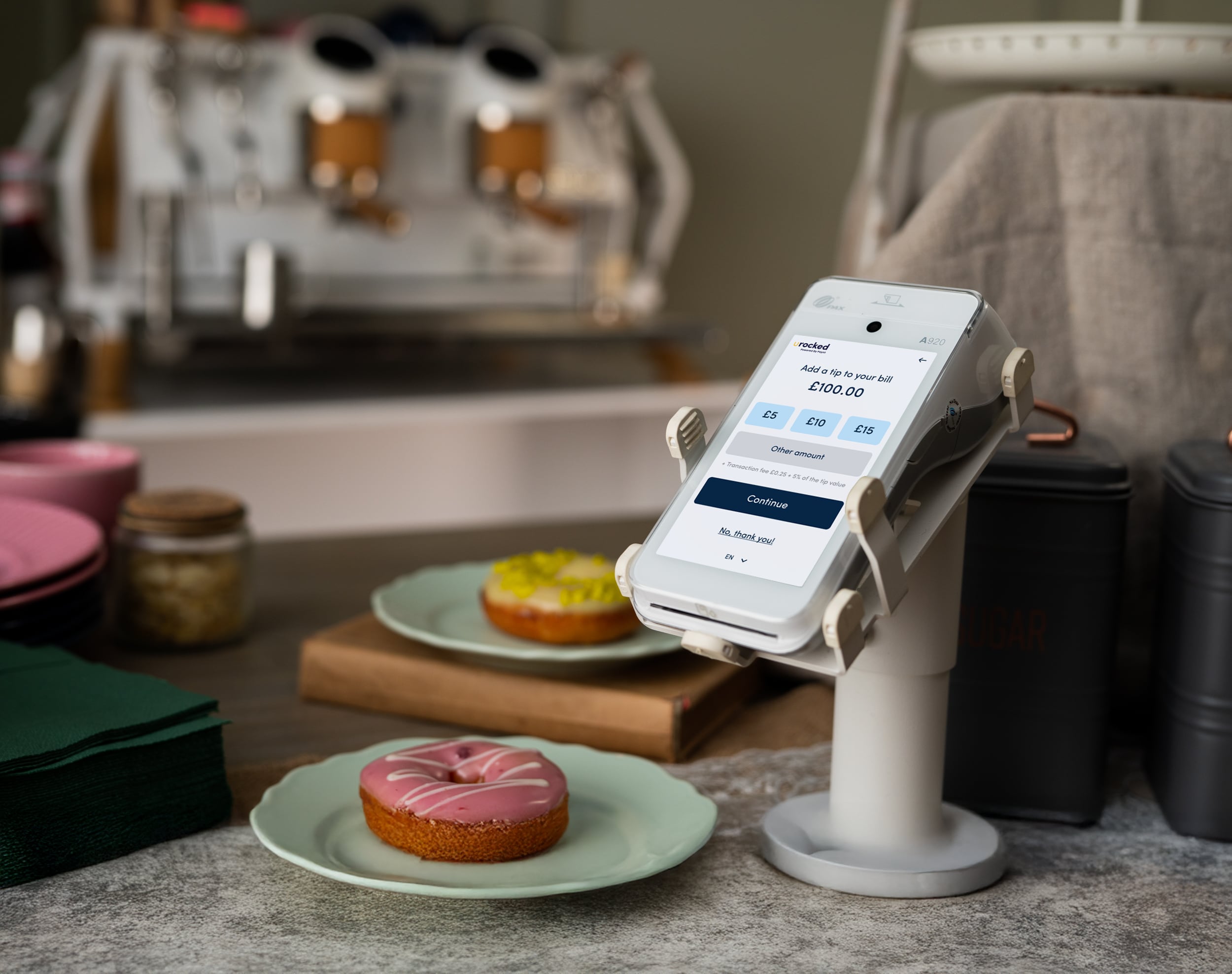 URocked tipping device