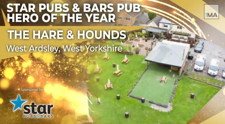 The Hare and Hounds wins Star Pubs & Bars Pub Hero at the Great British Pub Awards