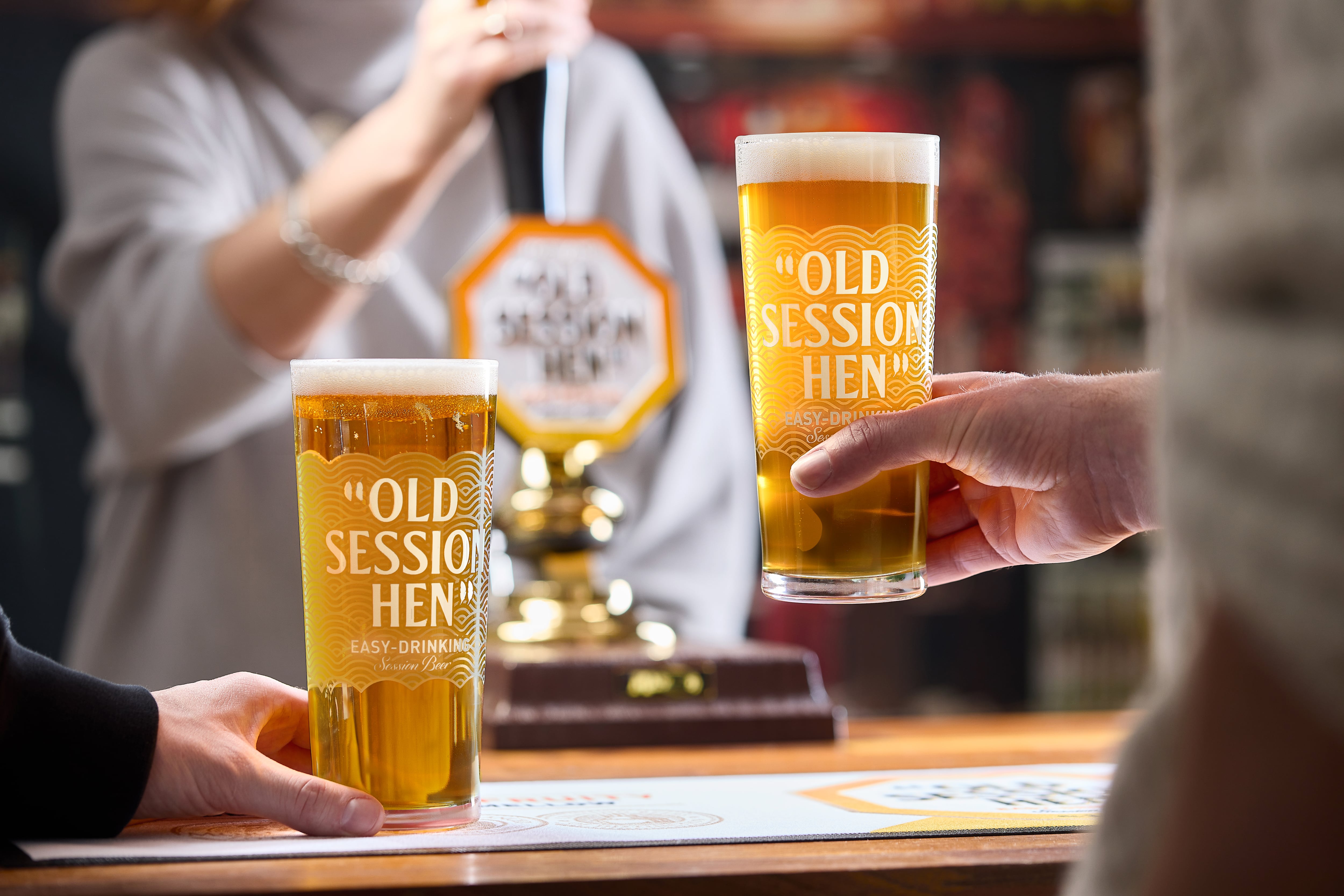 Old Session Hen 3.4% from Old Speckled Hen - part of Greene King Brewery