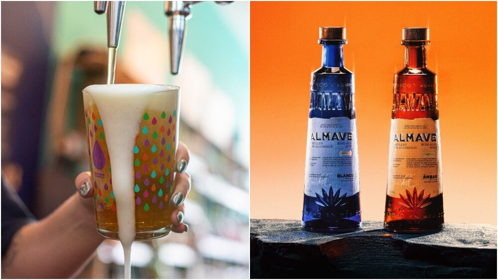 Big Drop Paradiso Citra 0.5% and Almave alc-free spirit