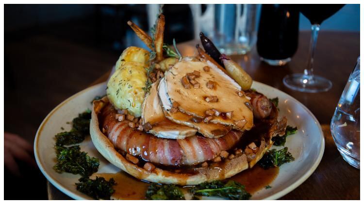 Charity challenge sees hungry eaters tackle 2lb pig in blanket 