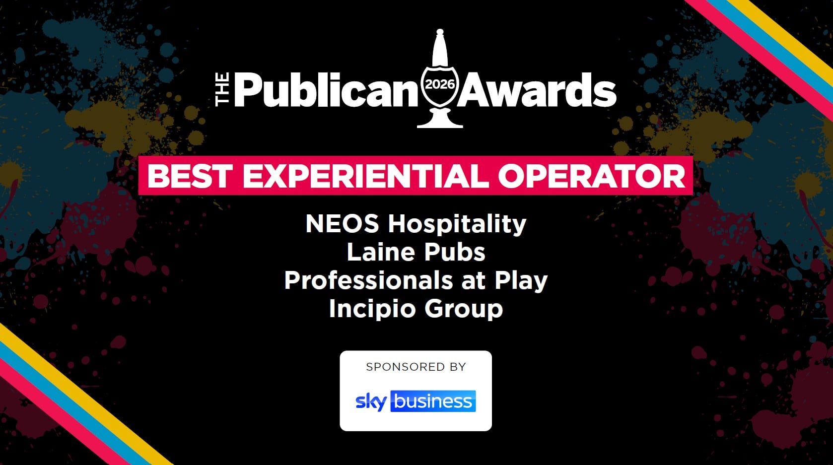 Publican Awards 2026 Best Experiential Operator finalists