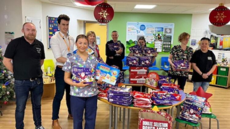 Proper Pubs collects 18k choc boxes for charity