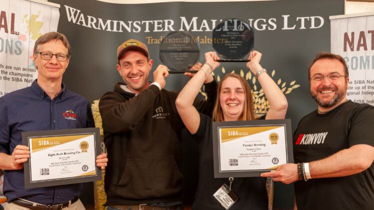 Eight Arch and Yonder win best cask and keg SIBA titles