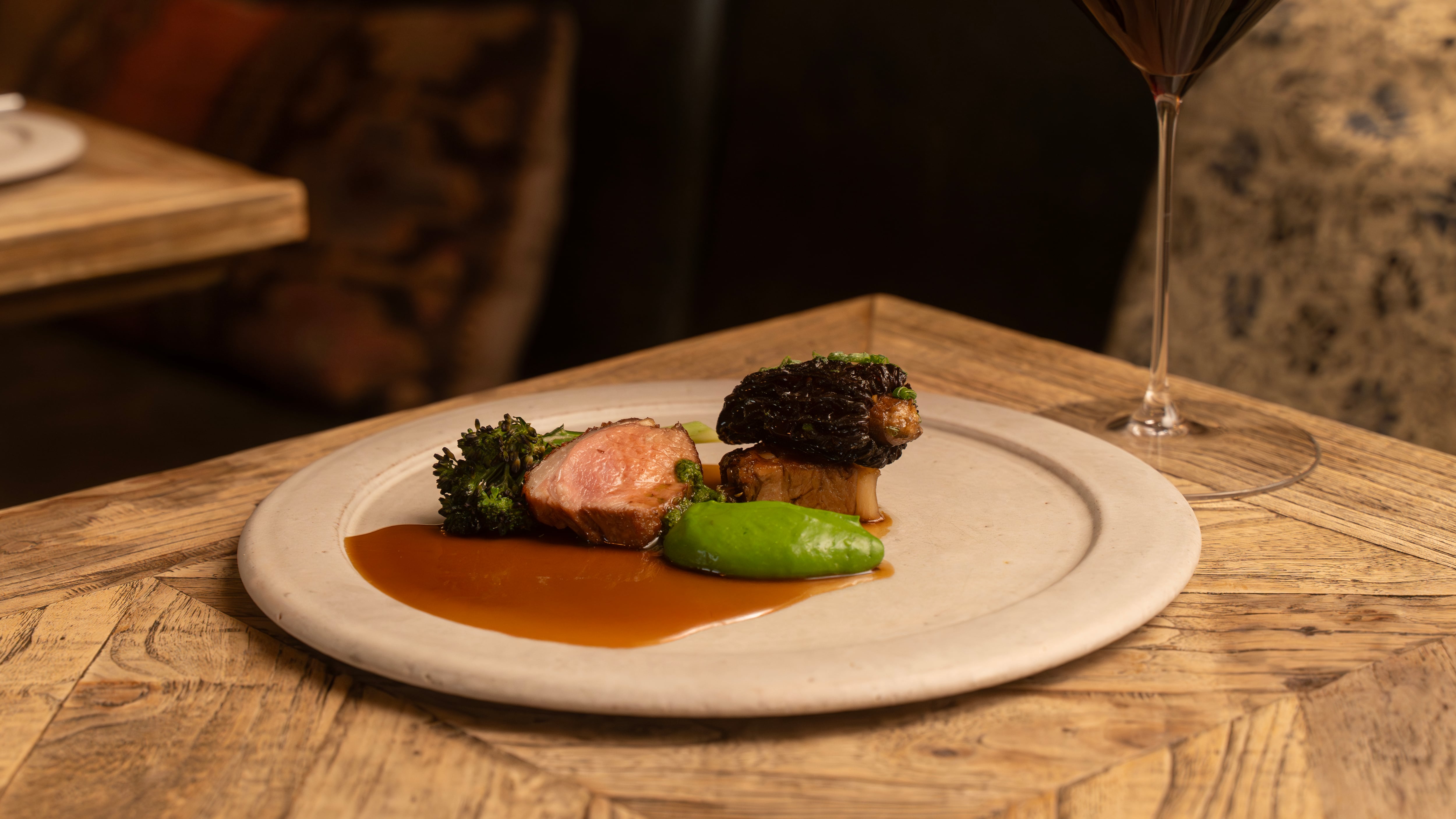 Dish Deconstructed: The Kirkstyle Inn’s lamb with broccoli, morel and salsa verde