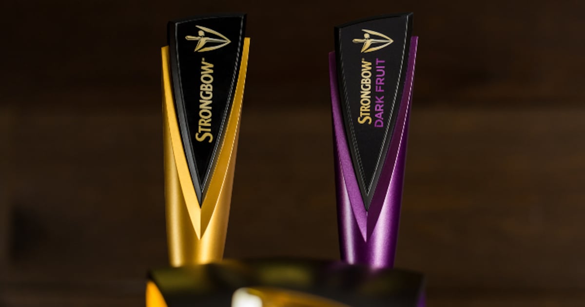Strongbow Color Strongbow launches new Original and Strongbow Dark Fruit font nationwide