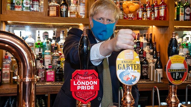Prime Minister visits London pub 
