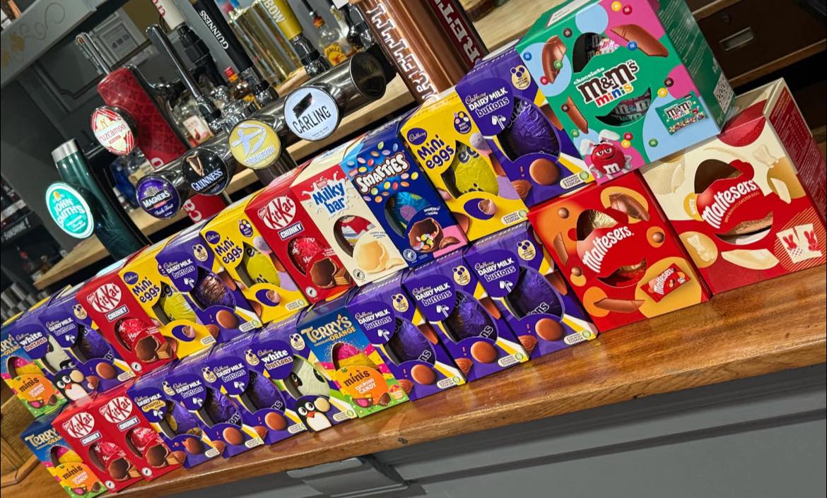Proper Pubs collects over 20,000 Easter eggs for charity