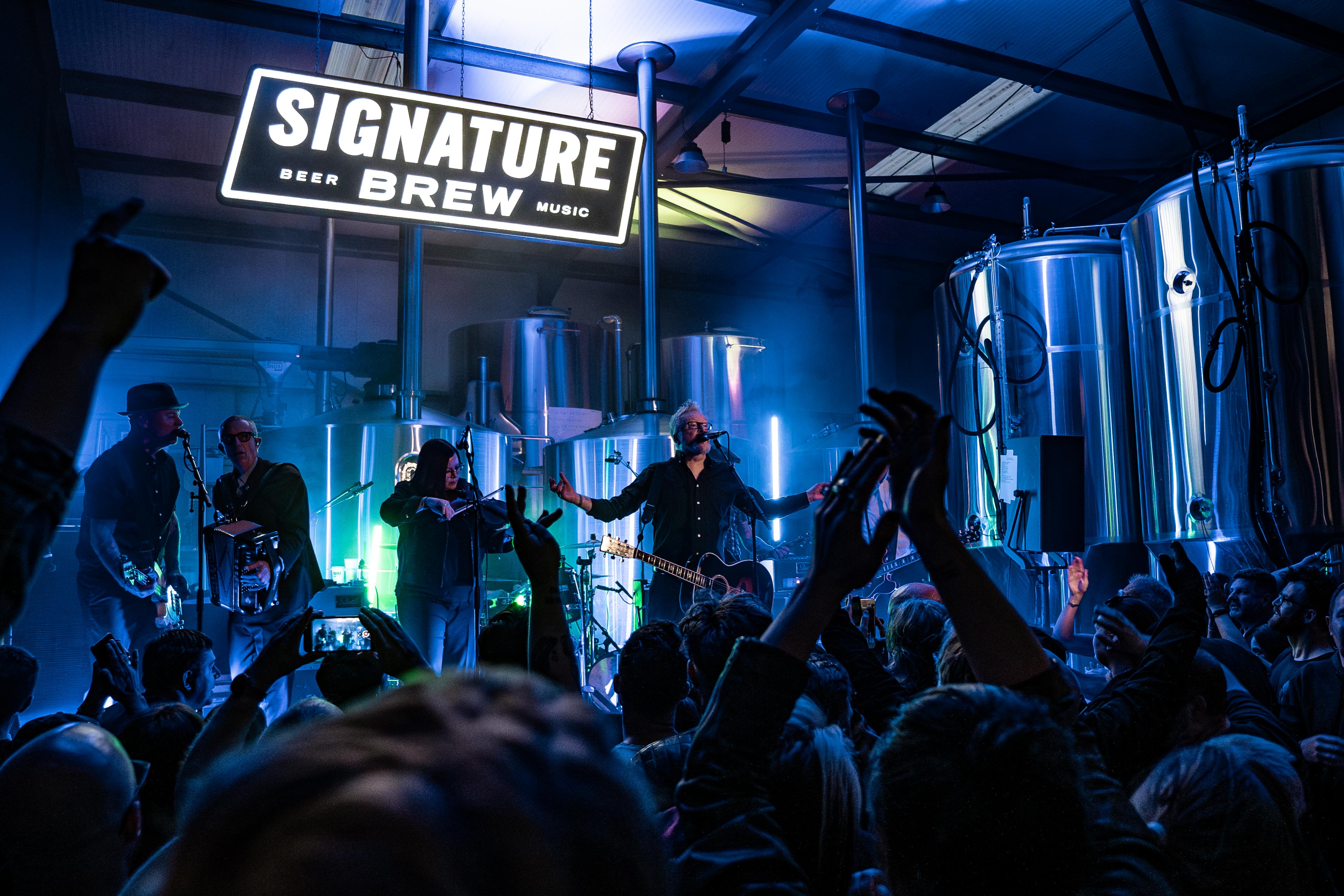 Signature Brew gig with Flogging Molly