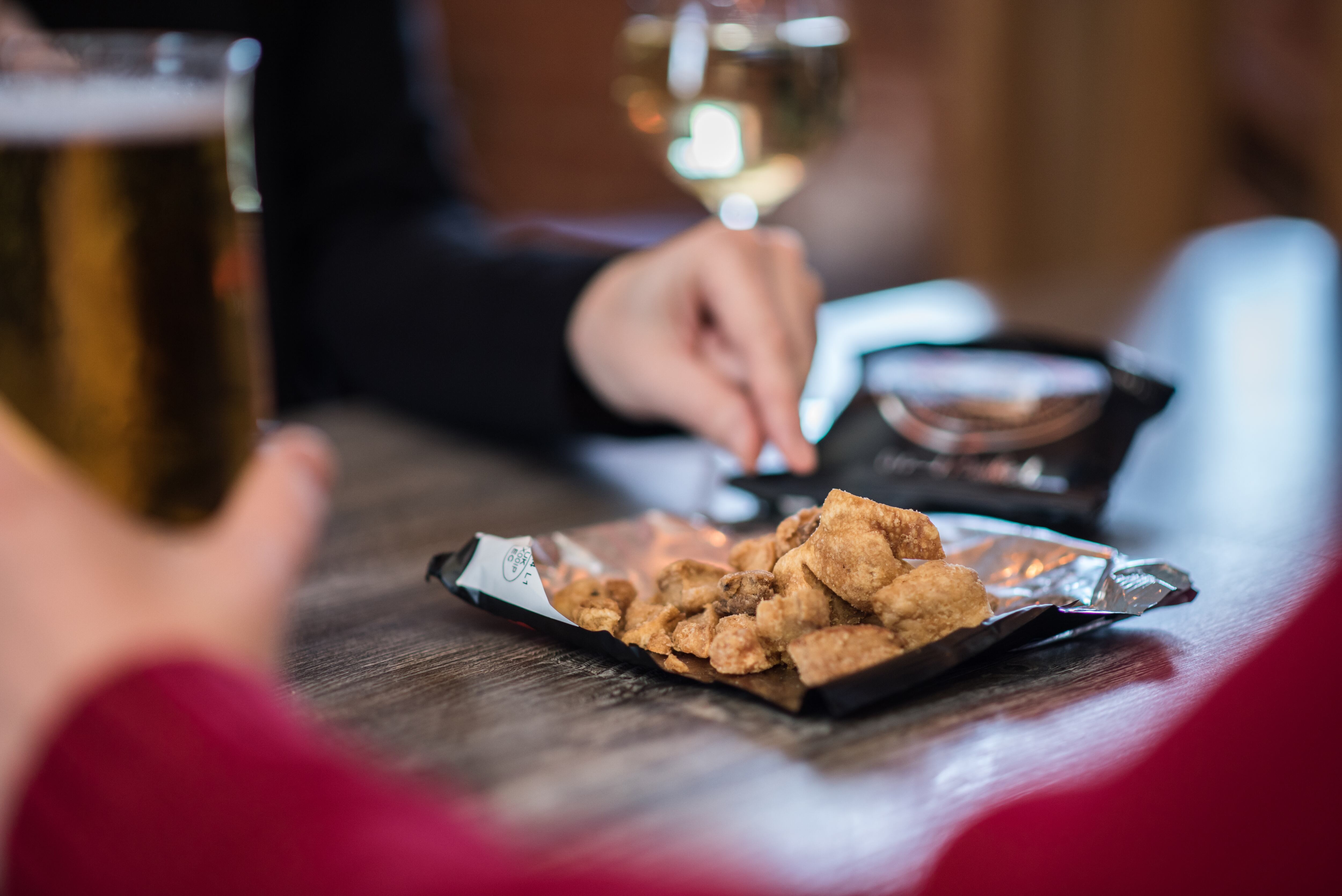 Are pork scratchings the secret to a better-tasting pint?