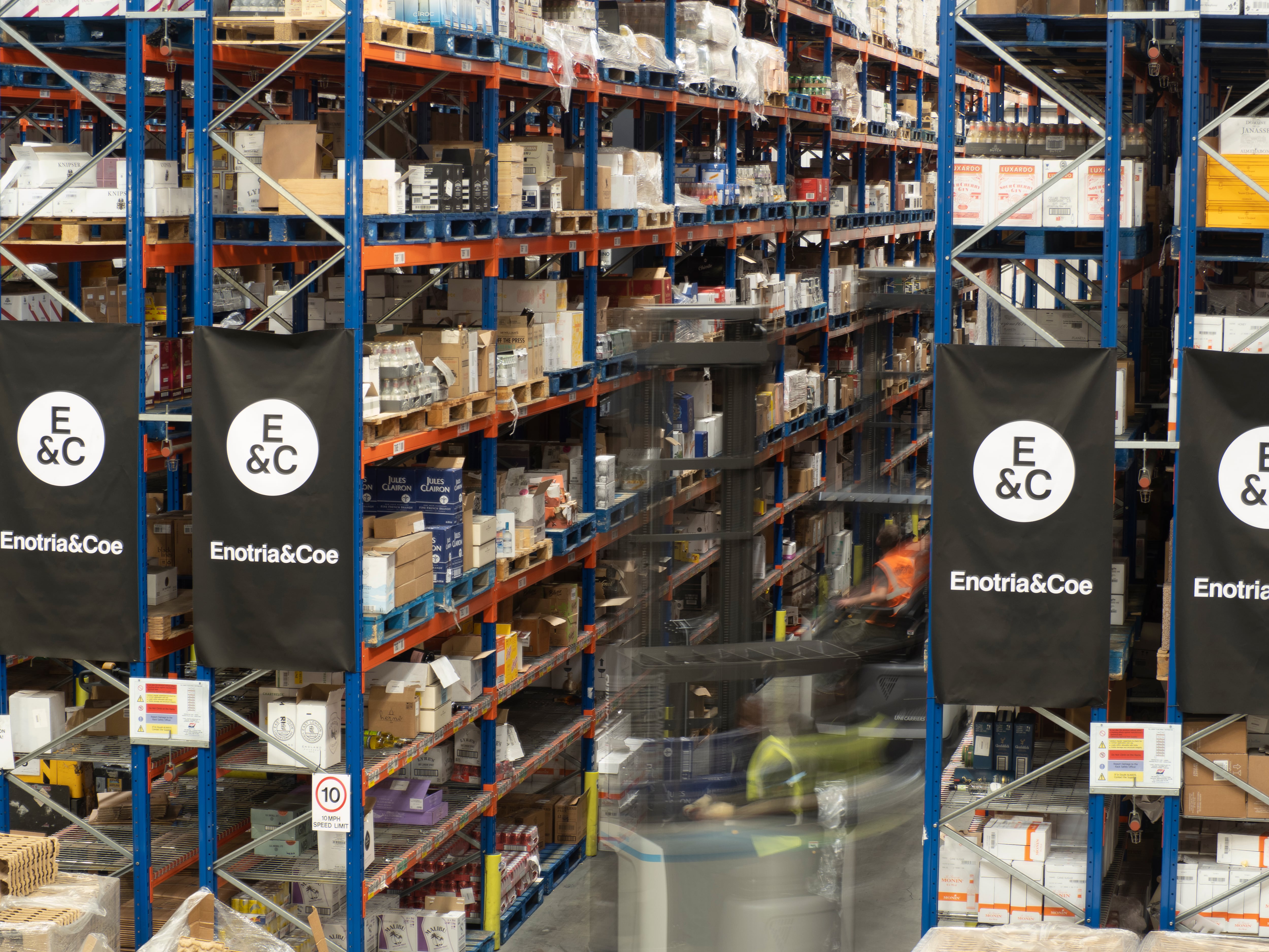 Enotria&Coe warehouse