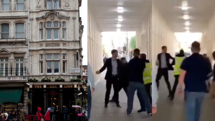 Investigation after Fuller's bouncer seen kicking homeless man