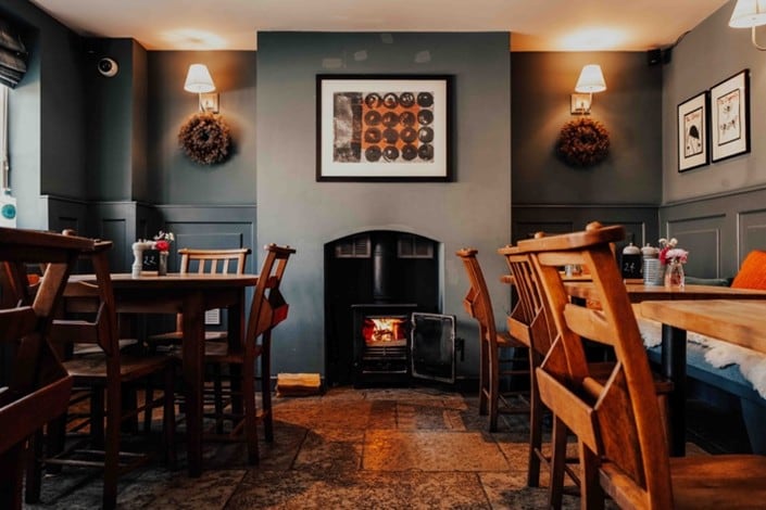 Three Hills fireplace