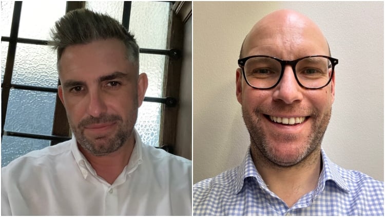 Strategic appointments: Market Taverns announces changes to senior leadership team (Pictured: L: Miles Slade R: Chris Gosling)