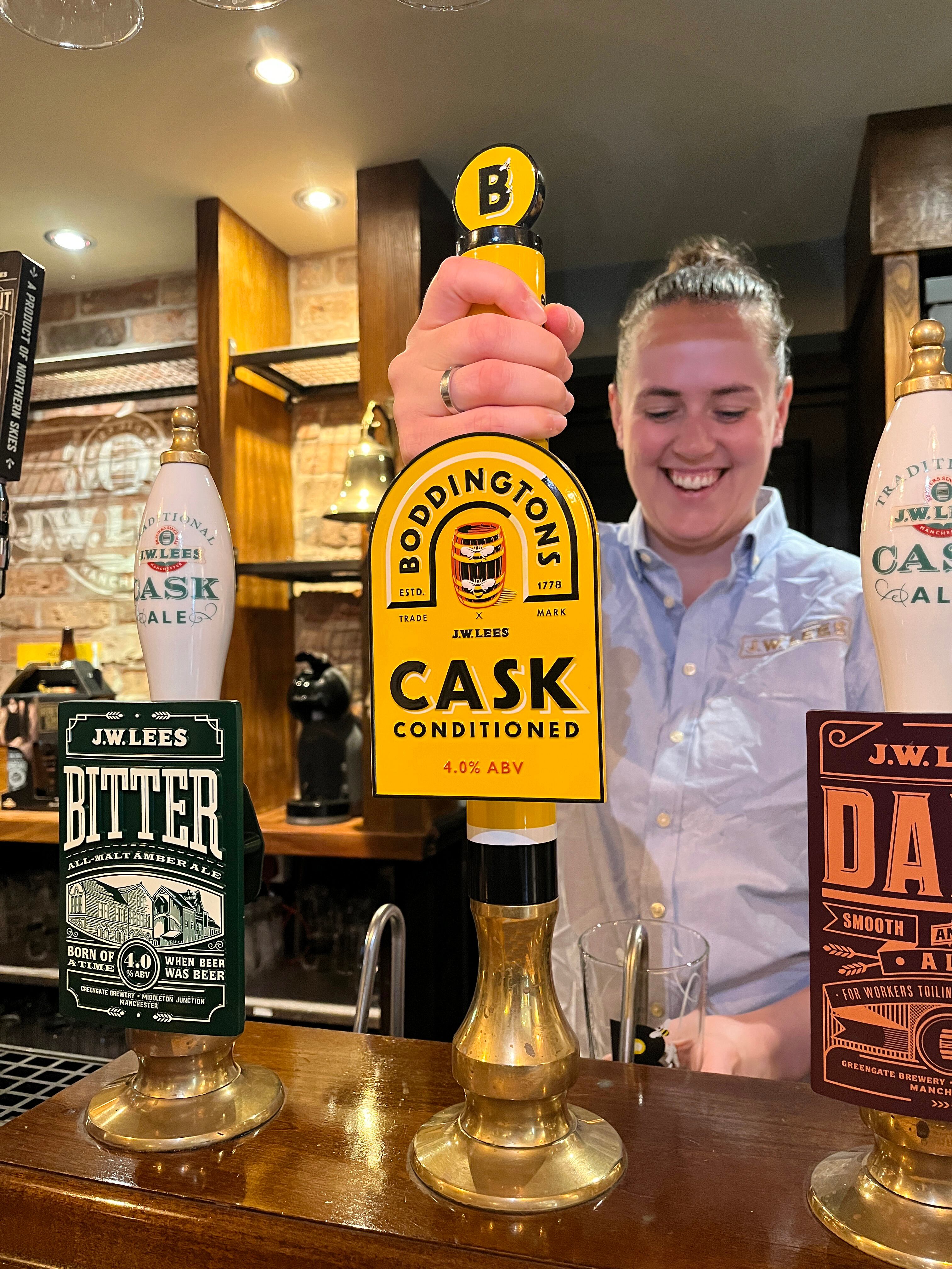 Boddingtons Cask Ale relaunching at 4% ABV.