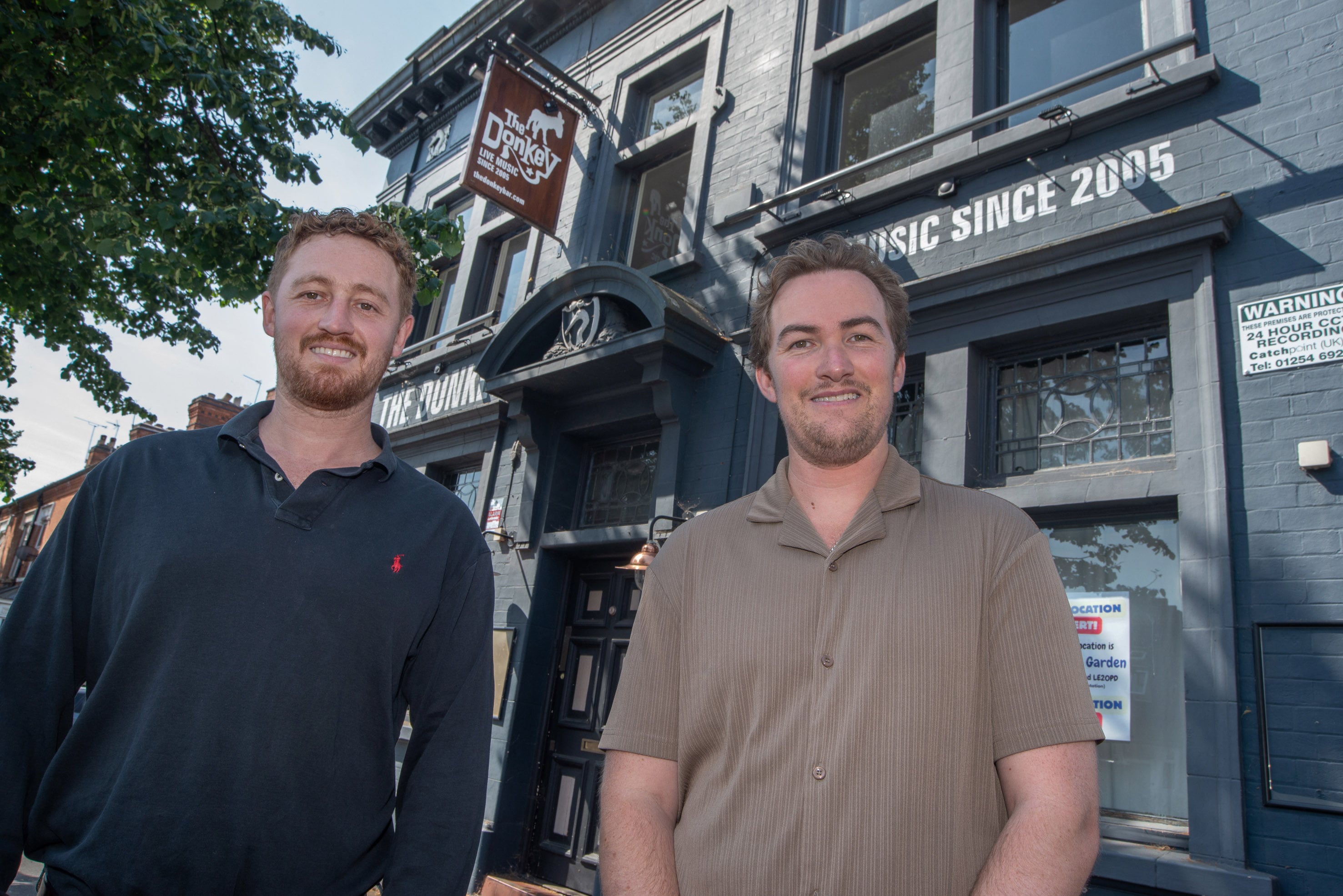 Exciting plans: The Donkey in Leicester to be restored to former glory (Pictured: L-R -Jonathan & Ollie Wainwright)