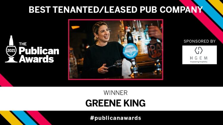 Best Tenanted/Leased Pub Company - Greene King