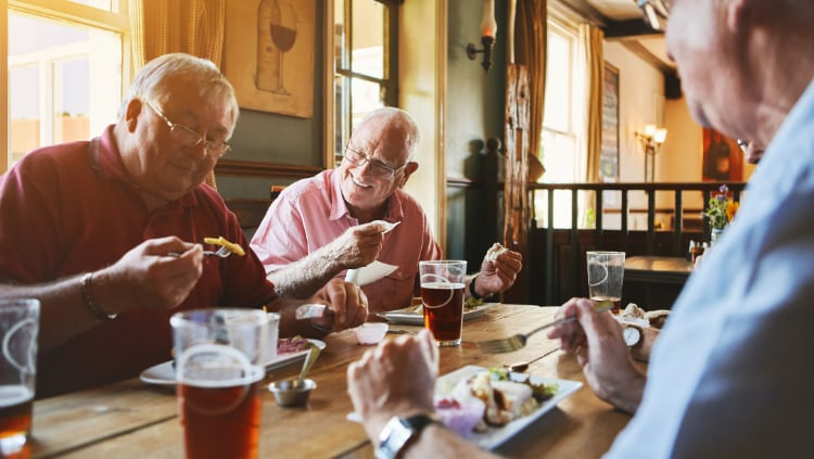 Greene King offers free food to over-66s