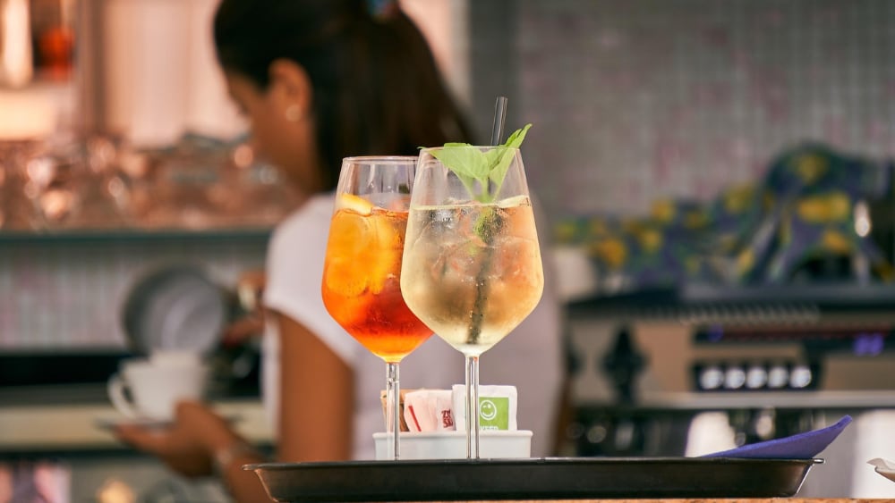 Aperol and Hugo Spritz