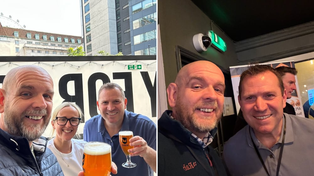 Michael Harper, Avani Co-founder and Field Services Director, Ffion Alexander-Jones Fundraising and Events Executive LTC, and Joby Mortimer Director of Charity Operations LTC.