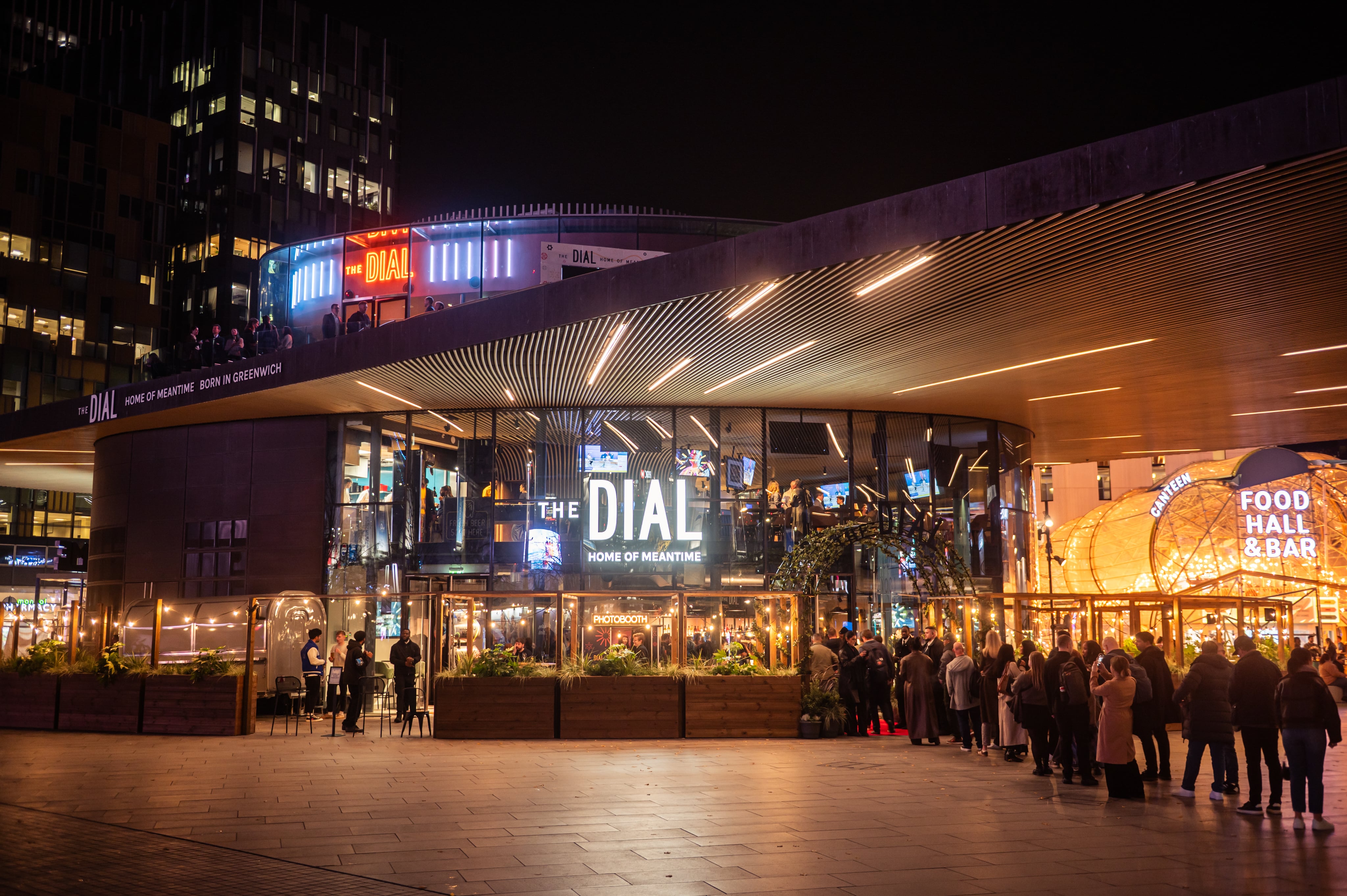 Celeb-packed opening: The Dial - the Home of Meantime in North Greenwich next to the O2 arena