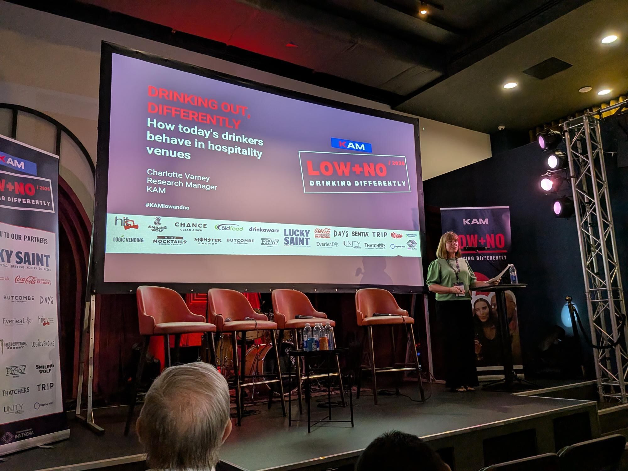KAM research manager Charlotte Varney at the KAM Low + No report launch in June 2026