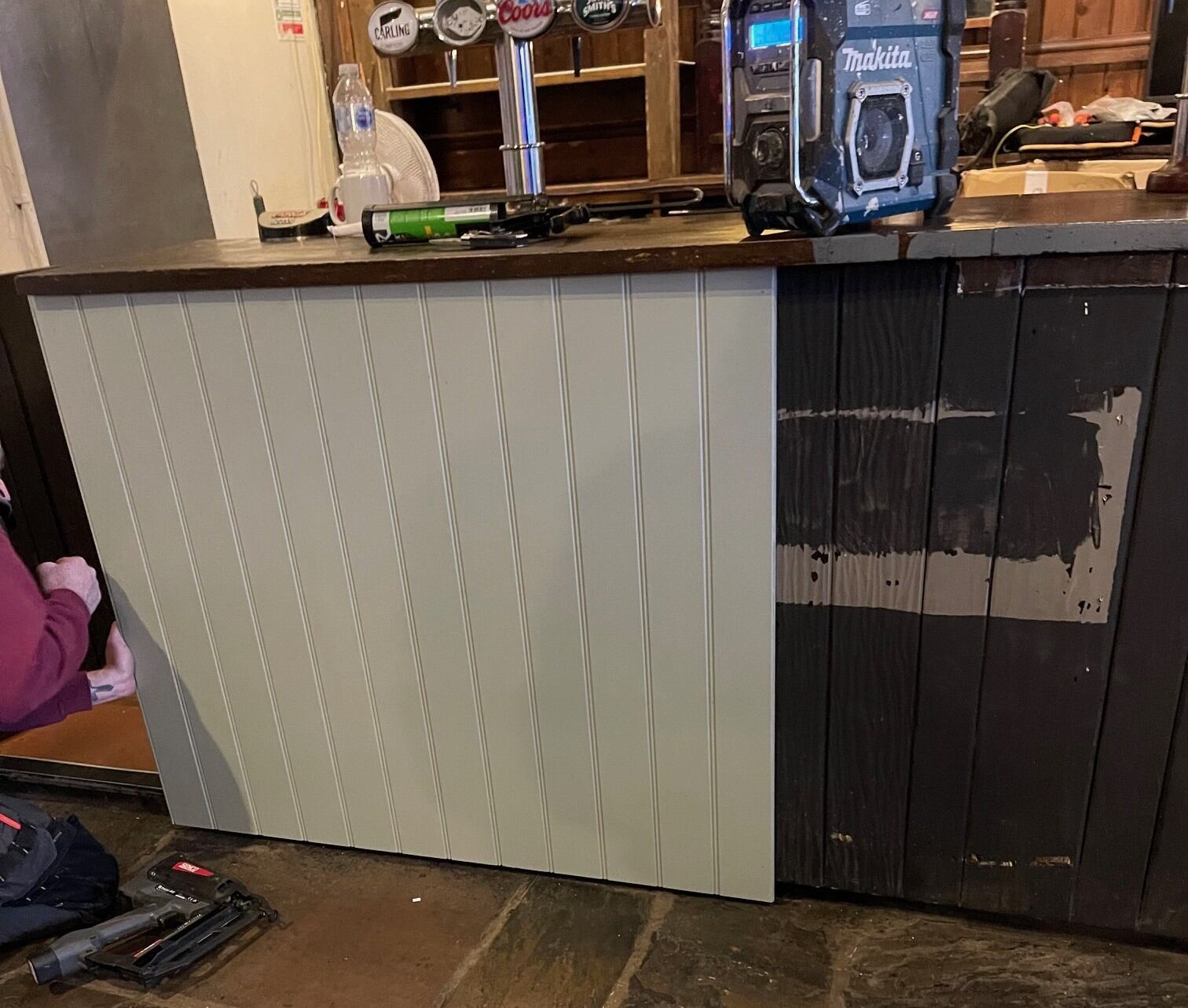 Bar renovation at The John Charles pub