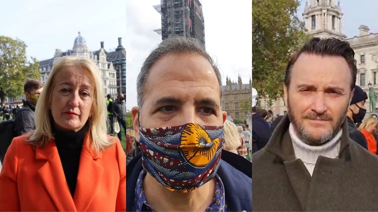 Parliament Square protest urges Government save pubs