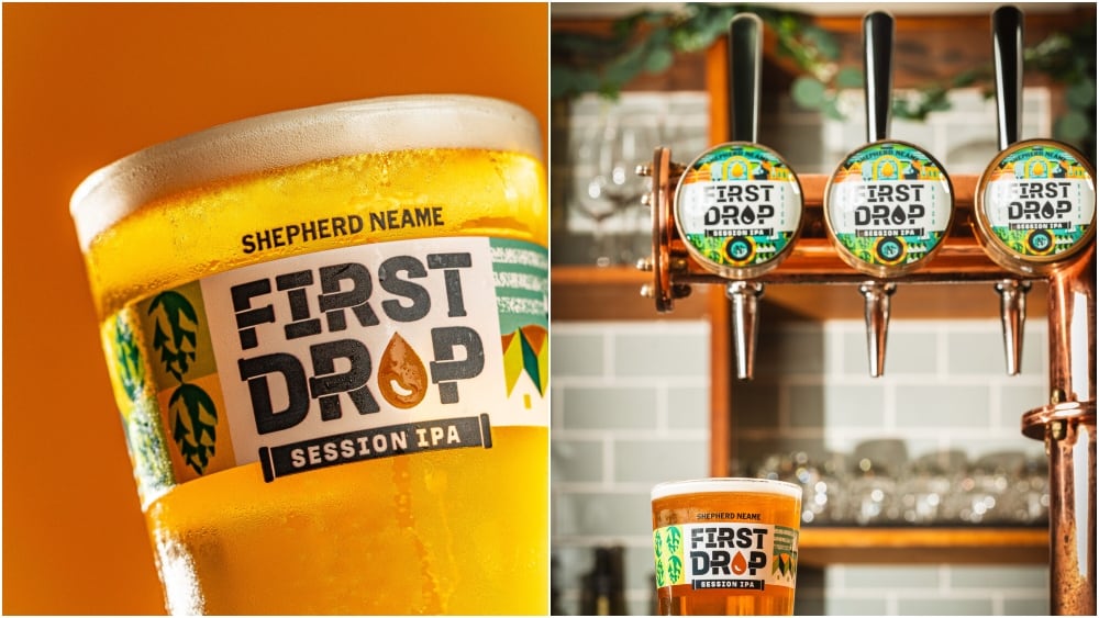 Shepherd Neame First Drop keg beer
