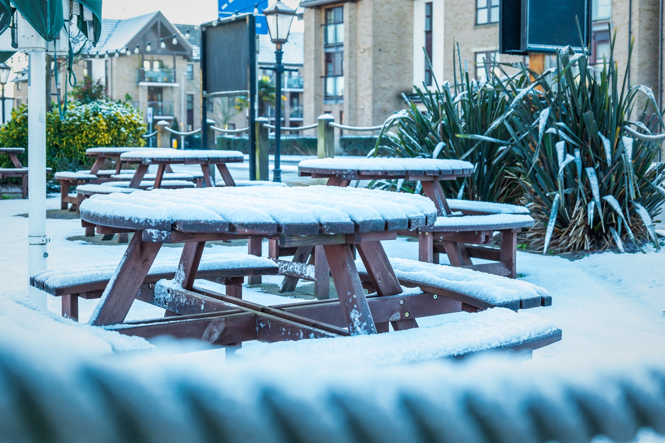 Freeze or fizz: Snowfall brings mixed fortunes for pubs