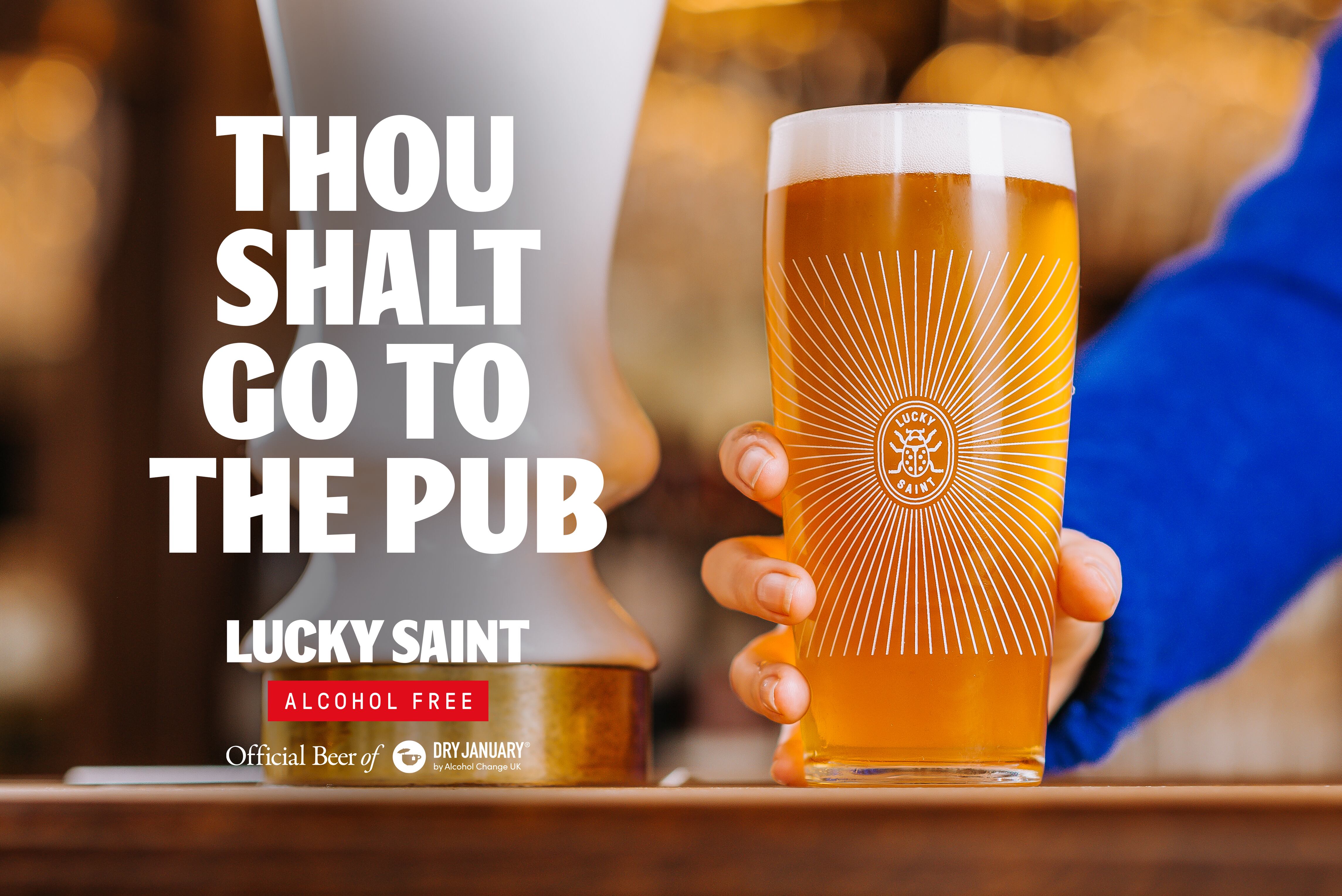 Lucky Saint to give away 100k pints in January 2025