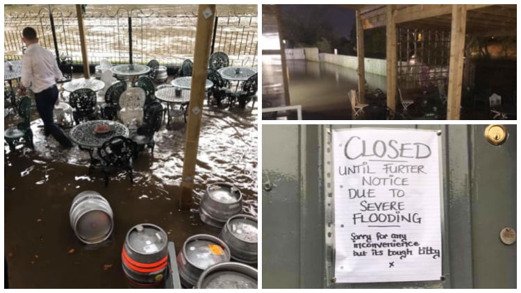 Pub determined to reopen soon after flooding