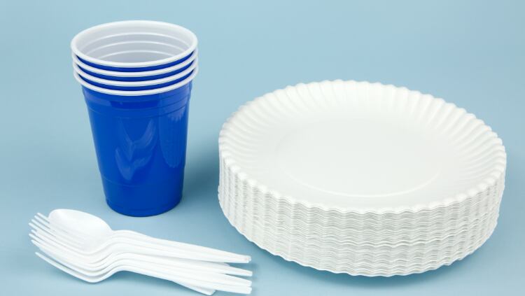 Single-use plastic plates and cutlery to be banned